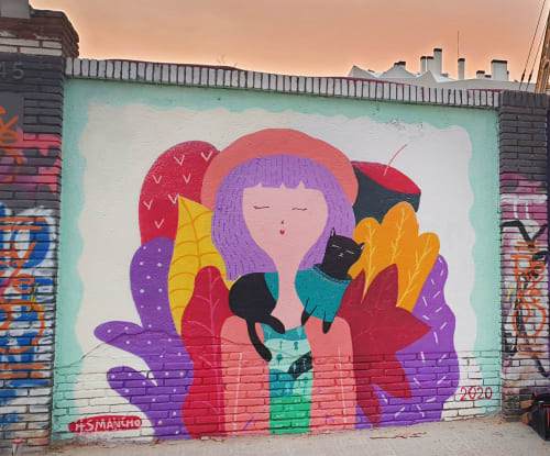 estampilla alma & chloe | Street Murals by Its mancho