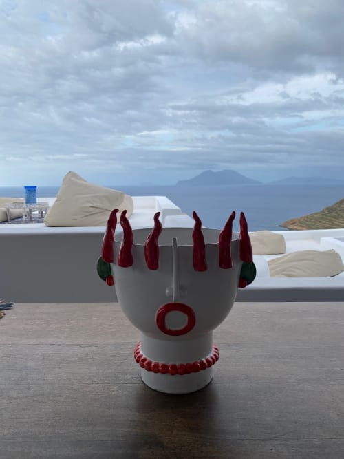 Ifigenia chilli vendor | Vases & Vessels by Patrizia Italiano