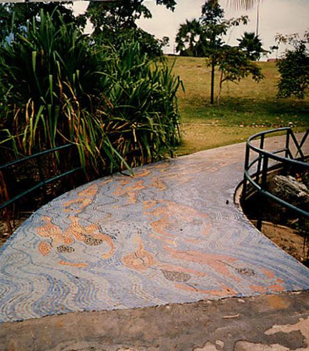 Bridge of Life | Public Mosaics by Frank Hyder Studios | Museo Jacobo Borges in Caracas