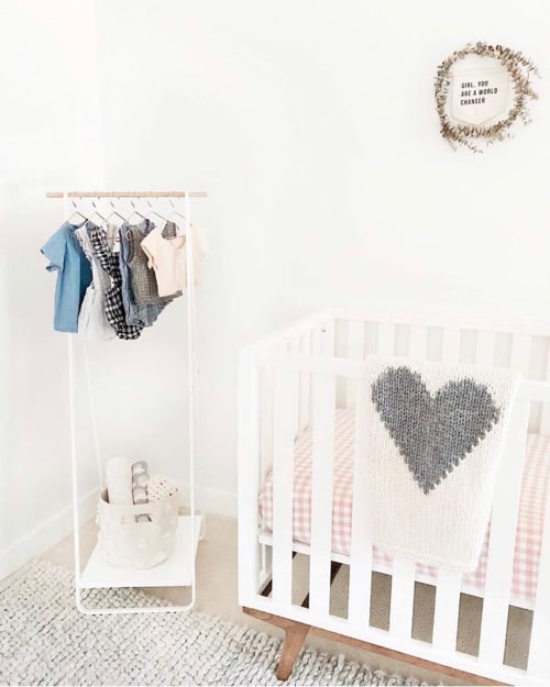 Heart Blanket | Linens & Bedding by Yarning Made | Holly Blakey - Breathing Room in San Francisco