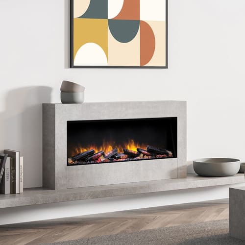 E-FX Slim Line 1000 Electric Fireplace | Fireplaces by European Home