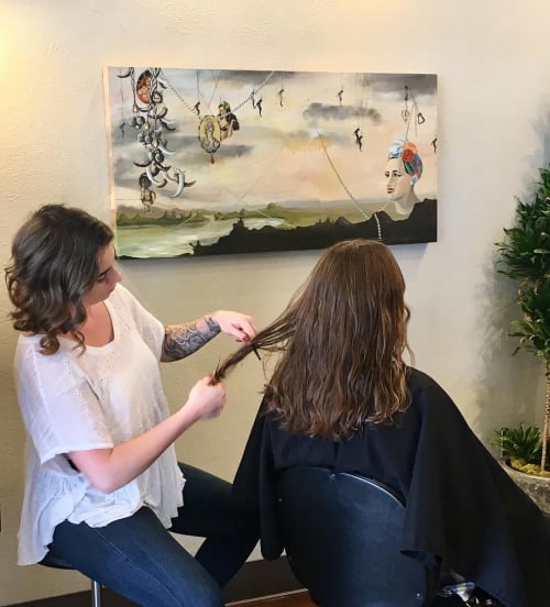 Painting | Paintings by Andrea Borsuk | Kinship Hair Co. in Santa Cruz