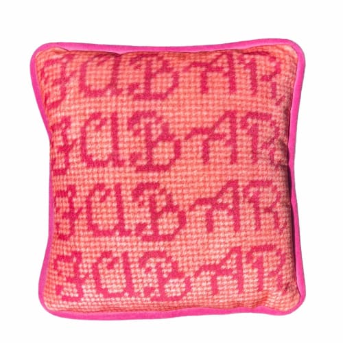 velvet FUBAR custom made toss pillow, original | Pillows by Mommani Threads | The Beacon Butcher Bar in Boone