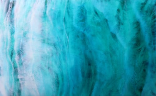 'SPLASH' - Luxury Ocean Seascape Epoxy Resin Abstract Art | Oil And Acrylic Painting in Paintings by Christina Twomey Art + Design