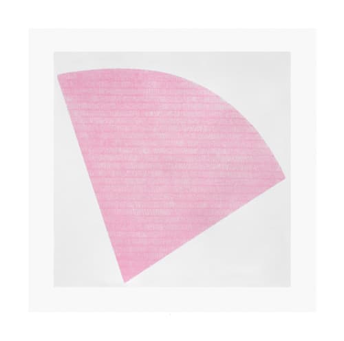 Weathered Pink - original handmade silkscreen print