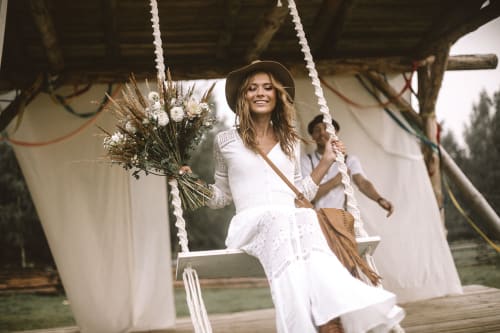 VILA VERA MACRAME SWING Macrame Swing, Tree Swing Adult | Swing Chair in Chairs by Vila Vera | Etnopark Kochevnik in Morozovo