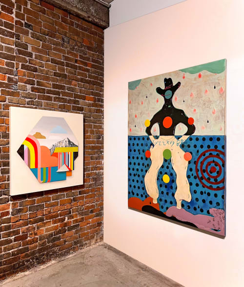 Chaos Theory '23 | Mixed Media in Paintings by John Randall Nelson | Legend City Studios in Phoenix