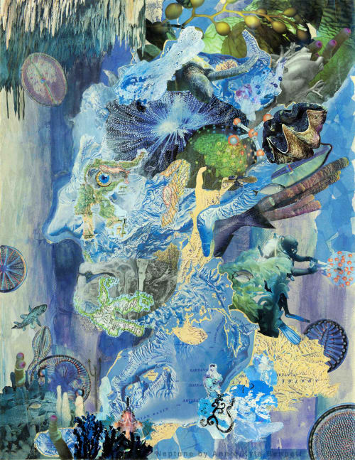 Neptune | Paintings by Annie Kyla Bennett Art | University of North Carolina Wilmington in Wilmington