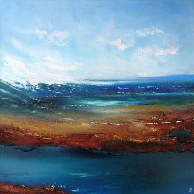 "Atlantic Shoreline 3" | Paintings by Paul Ryan
