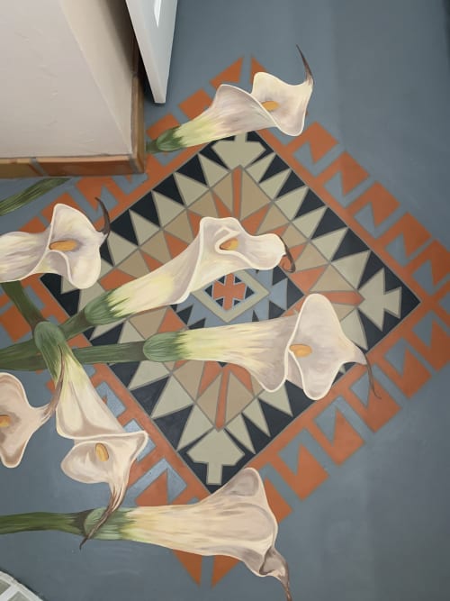 Judy's Lilies | Murals by Micheline Halloul