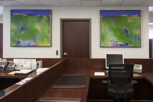 Commissioned Paintings for Cambridge Trust | Oil And Acrylic Painting in Paintings by Jacquie Gouveia | Cambridge Trust Company in Cambridge