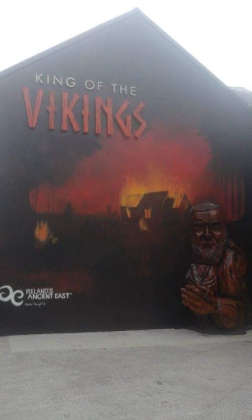 King of Vikings | Street Murals by Lisa Murphy