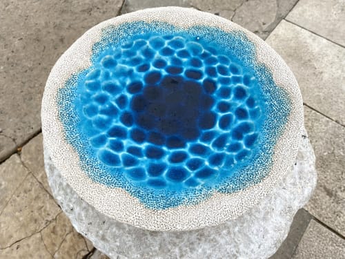 "Deep Water" display decorative plate | Decorative Bowl in Decorative Objects by "Living Water" Design by Bojana Vuksanović