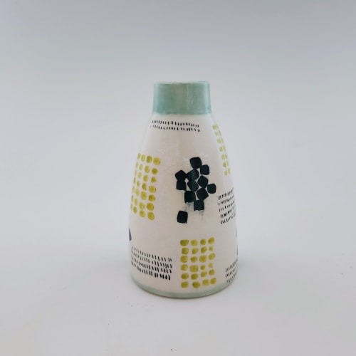 color blocks + marks bottle vase | Vases & Vessels by Whitney Smith