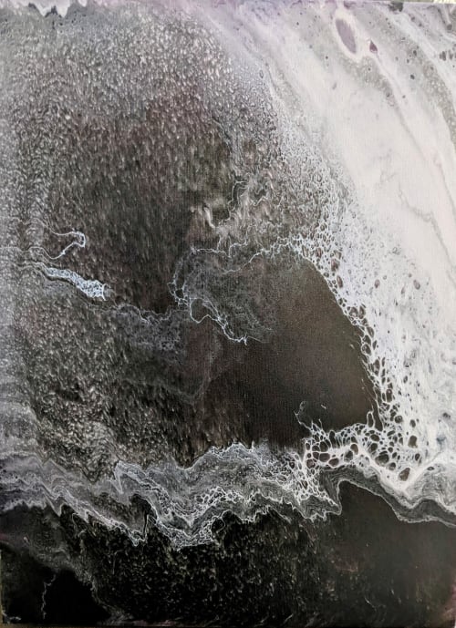 Behind the Smoke | Oil And Acrylic Painting in Paintings by Carrie Rodak Fine Art