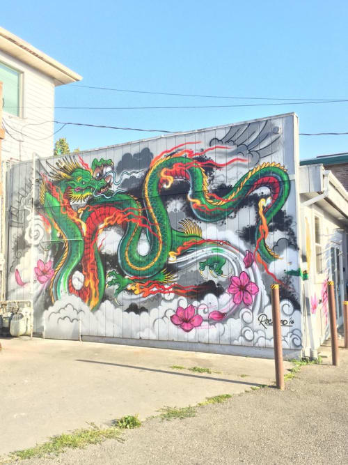 Dragon Mural | Street Murals by Zach Rockstad