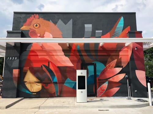 Mural at Birdcall | Murals by Pedro Barrios Art | Birdcall in Denver