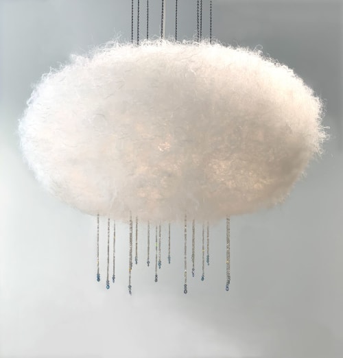 XL White Cloud | Pendants by Alette Simmons-Jimenez | 迈阿密精品店 in Miami