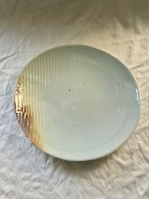 Porcelain Pattern Platter - Lluvia | Decorative Objects by LiLi Jackson Studio | Brooklyn in Brooklyn