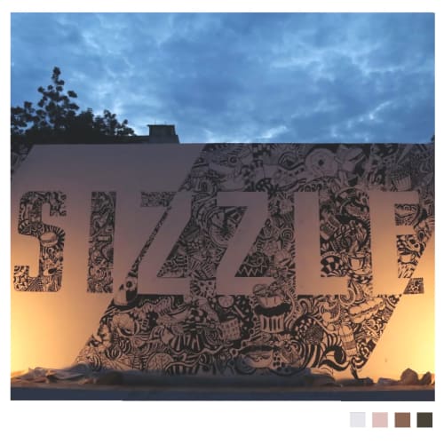 Sizzle | Murals by Nidhin Joseph