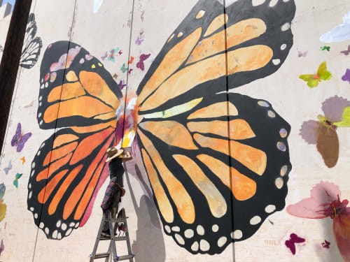 Fusion Monarca | Street Murals by Marisabel Bazan