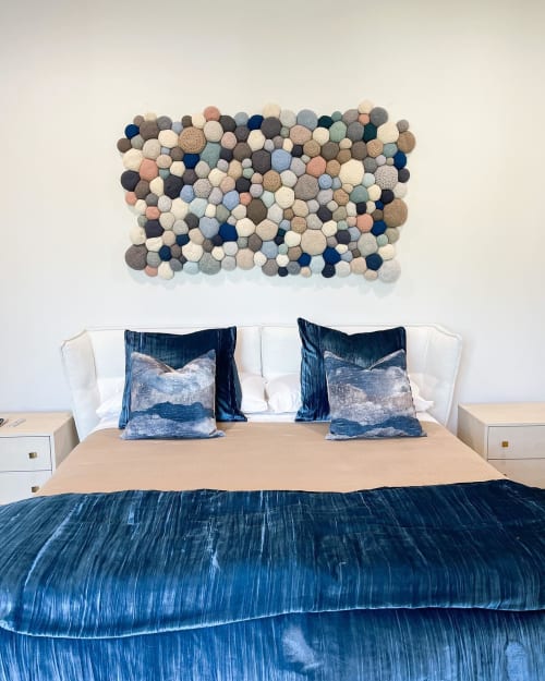Sheepskin Headboard | Wall Sculpture in Wall Hangings by Holly Guertin