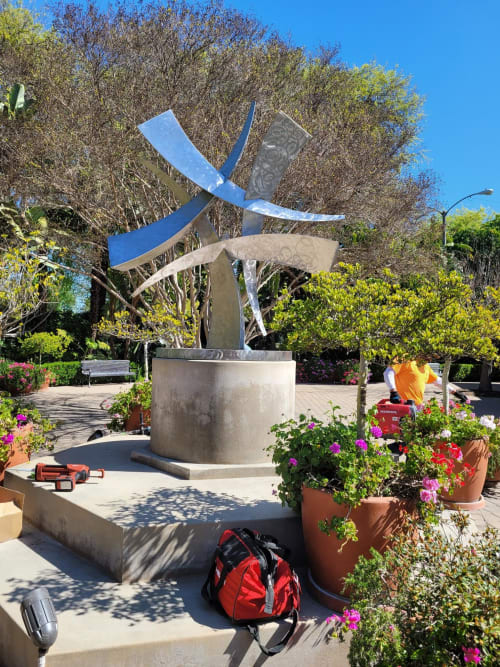 Event Horizon by Mark Leichliter, NSG | Public Sculptures by JK Designs and the National Sculptors' Guild | Progress Park in Paramount