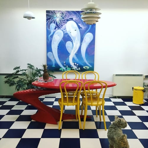 ONE BALANCE DESK – (THE LAYER VERSION) - RED | Tables by Peter Qvist