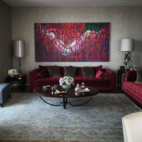 Places I Have Been | Oil And Acrylic Painting in Paintings by Seçil Art Studio London