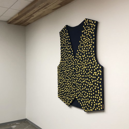 "Vest" | Wall Hangings by ANTLRE - Hannah Sitzer | Google RWC SEA6 in Redwood City