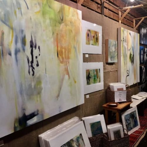 Cradling Alchemy | Paintings by Anne C. Faber | Advocate Good Shepherd Hospital in Barrington