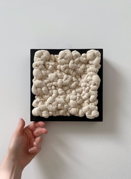 Woven wall art frame (Rock 001) | Tapestry in Wall Hangings by Elle Collins