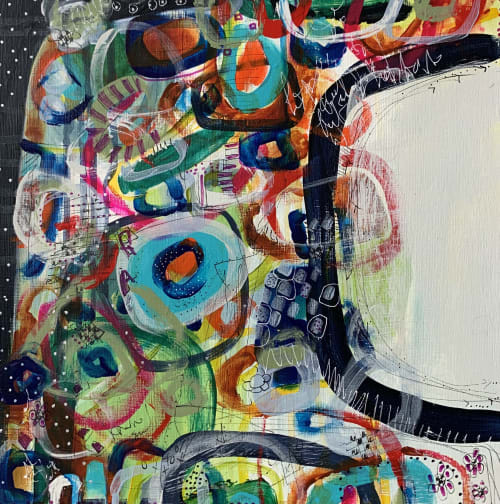 Chill Electronics | Paintings by Darlene DWART Watson Abstract Artist