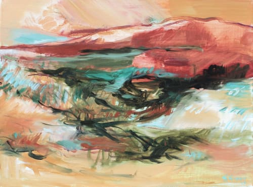 End of Day | Oil And Acrylic Painting in Paintings by Simona Gocan
