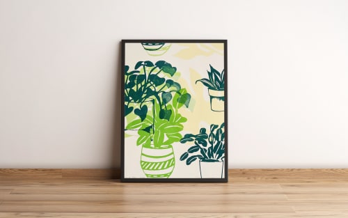 Plant Pots *unframed | Prints by Scorparium by Victrola Studio