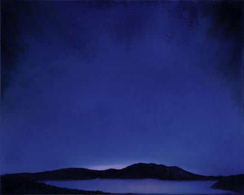 Sunapee Silhouette | Paintings by Kate Wilson Fine Art