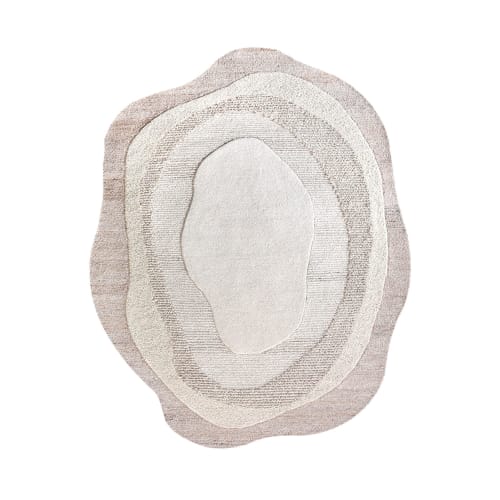 Instock Handmade Wool Rug - NATURAL - HAND TUFTED - WOOL | Rugs by Selligram