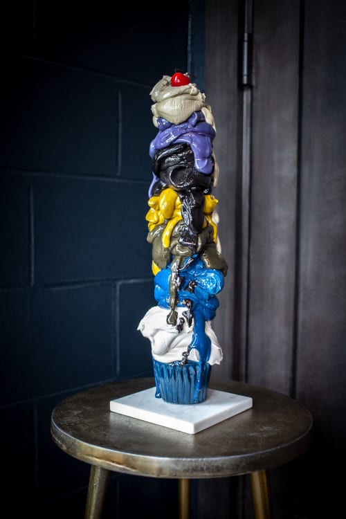 Cupcake Sculpture | Sculptures by Olivia Bonilla | MBAR in Mystic