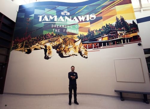 Tamanawis - Dreaming of the Future | Murals by Mark Anderson