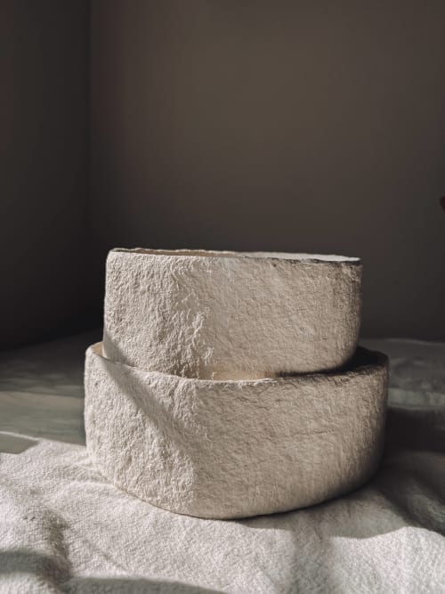 Paper Mache Nesting Bowls | Decorative Bowl in Decorative Objects by je.nicci