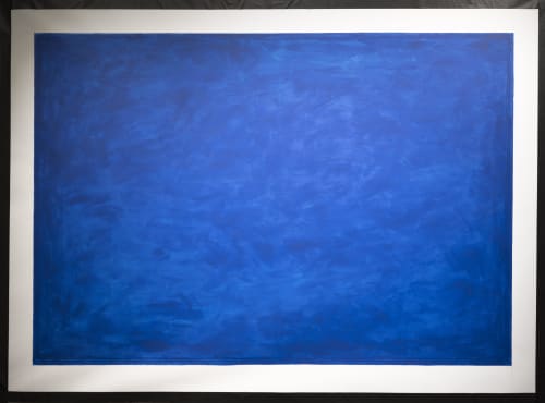 Blue In Situ | Oil And Acrylic Painting in Paintings by ELYSE DEFOOR | EBD4 in Chamblee