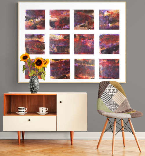 Floodplain | Mixed Media by Joanie Gagnon San Chirico Studio