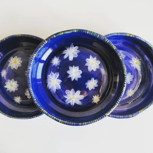 Daisie bowl | Ceramic Plates by Federica Massimi Ceramics