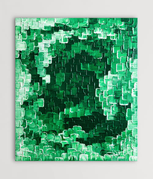 Magnificent Nephrite | Oil And Acrylic Painting in Paintings by Alessia Lu