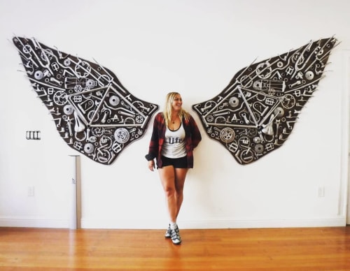 Bicycle Wings | Sculptures by Shannon Glasheen | SFC San Francycle in San Francisco