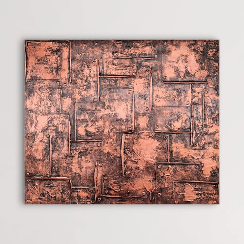 Industrial Chic No 3 (SOLD) | Oil And Acrylic Painting in Paintings by Alessia Lu