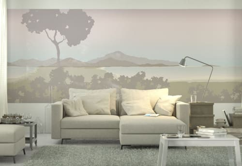 The Vista Collection (Sunrise) | Wallpaper in Wall Treatments by Baron Paris Studio