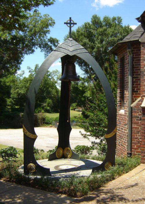 Bell Arch Tower | Public Sculptures by Corrina Sephora | St Mark's Episcopal Church in LaGrange