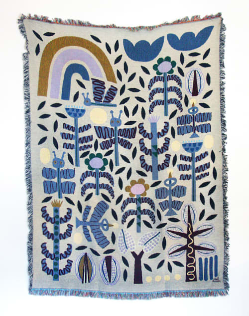 Pollinate Blanket Tapestry | Linens & Bedding by Leah Duncan