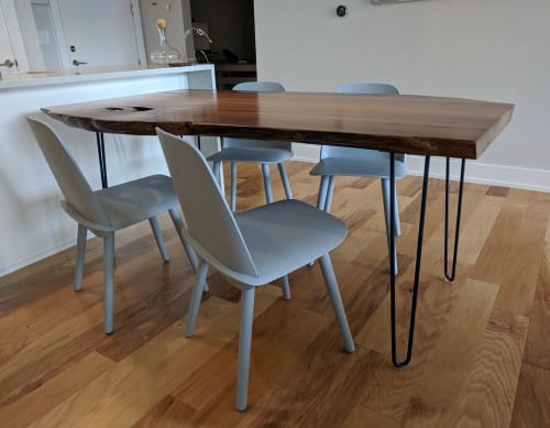 Redwood Slab Dining Table | Tables by Raleigh Slabs